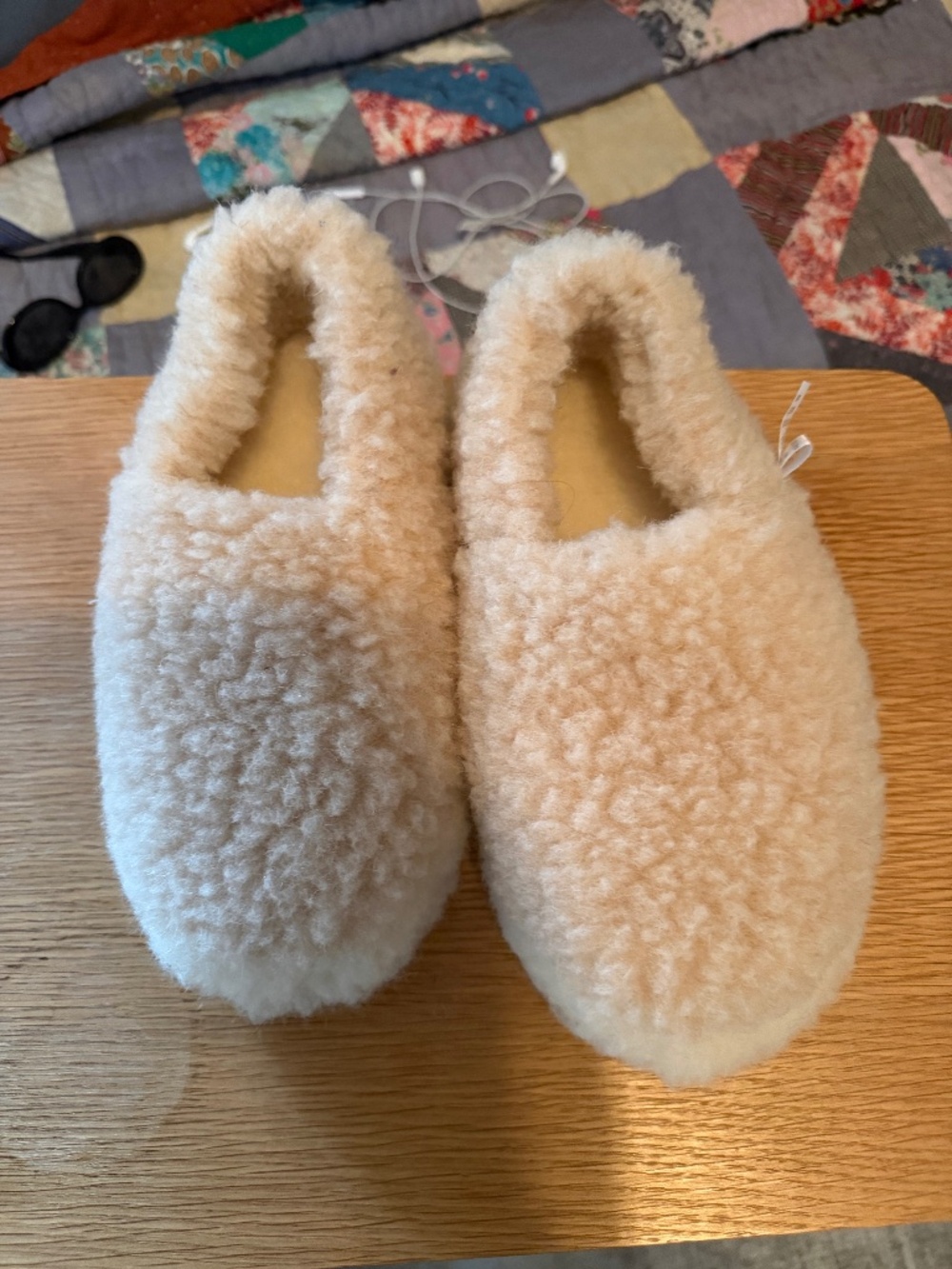 NEW: wool slippers from Ireland: US 6.7-7.5